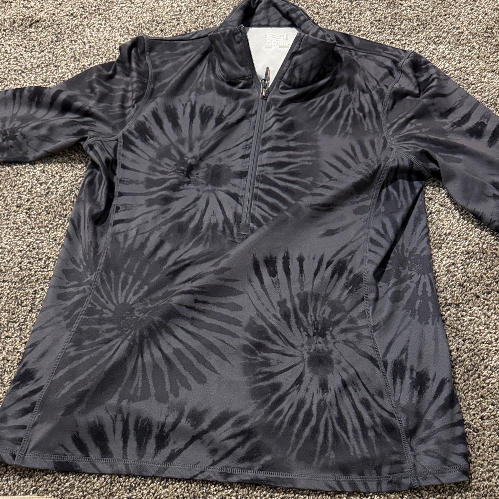 32 Degrees Black Tie-Dye Sweatshirt